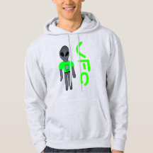 cartoon ovni alien cinza