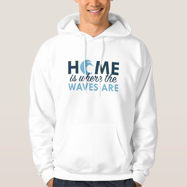 Moletom Casa É Onde As Ondas Estão (Frente)