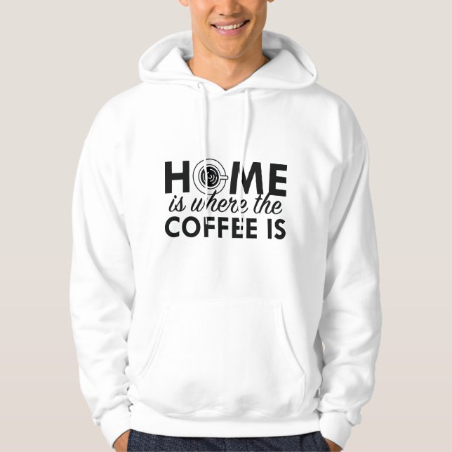 Moletom Casa É Onde Está O Café (Frente)