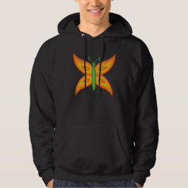 Moletom Casaco com Capuz Homem Borboleta Alien