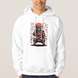 Moletom Casaco com Capuz Samurai Bear Masculino