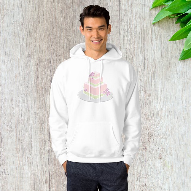 Moletom Casamento Quadrado de Gake Mens Hoodie (Criador carregado)