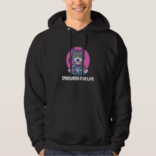 Moletom Caseiro para a Vida Introvertido Nerd Antissocial