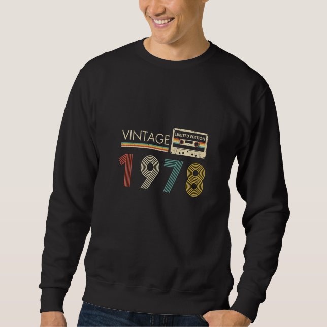 Moletom Cassete Vintage 1978 (Frente)