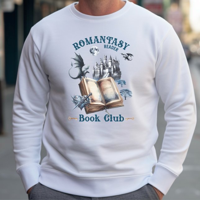 Moletom Castelo Romantasy Reader Dragon Book Club (Criador carregado)