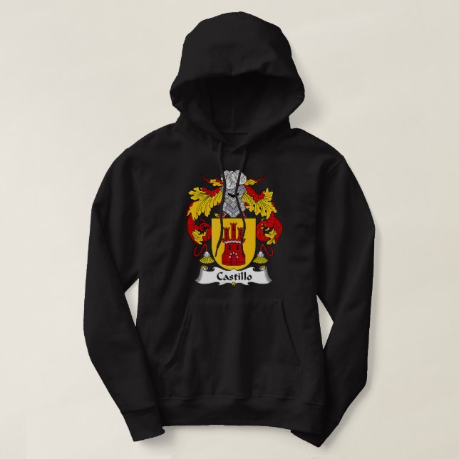 Moletom Castillo Coat of Arms  Family Crest  (Frente do Design)