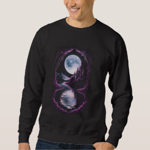 Moletom Castle Fantasy Aestic Moon Refletion Stars Gal