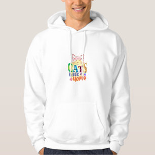 Moletom Cat Art Cats Bless Home