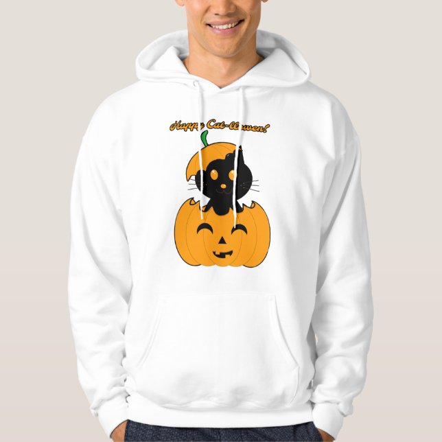 Moletom Cat-halloween (Frente)