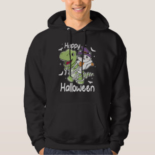 Moletom Cat Happy Halloween T-rex Mummy Costume
