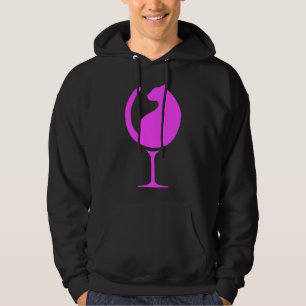 Moletom Cat Madre Wine Melhor Para A Melhor Mãe