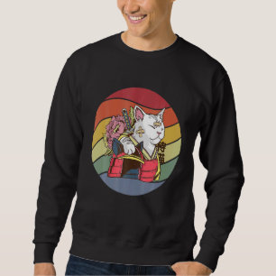 Moletom Cat Warrior Samurai