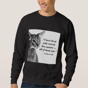 Moletom Cat Zen Master Eckhart Tolle