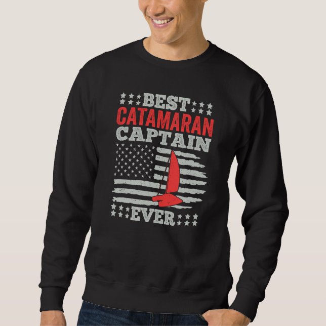 Moletom Catamaran Sailing Captain Sailor Best Catamaran Ca (Frente)