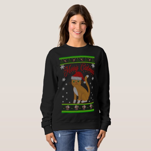Moletom Catmas alegre (Frente Completa)