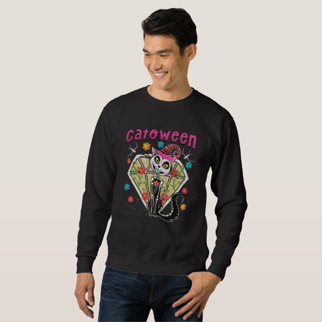 Moletom Catoween Halloween (Frente Completa)