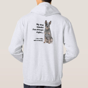 Moletom Cattle Dog v Wife Hoodie