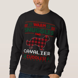 Moletom Cavalier King Charles Spaniel Pajama Ugly Christma
