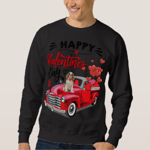 Moletom Cavalier King Charles Spaniel Red Truck Happy Vale