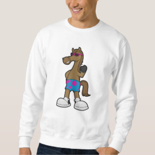 Moletom Cavalo com Óculos de Sol