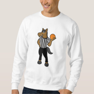 Moletom Cavalo em referência com basquete e assobio