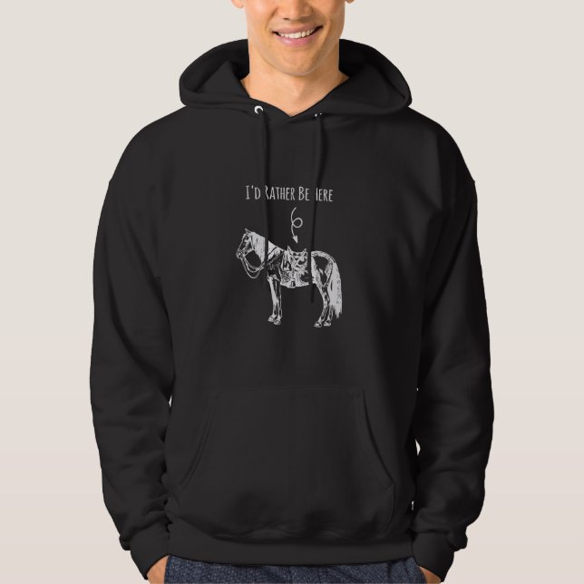 Moletom Cavalo Lover Horseback Andando Equestre Eu Prefere (Frente)