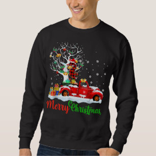 Moletom Cavalo-Marinho Vermelho Natal Pajama Engraçado Xma
