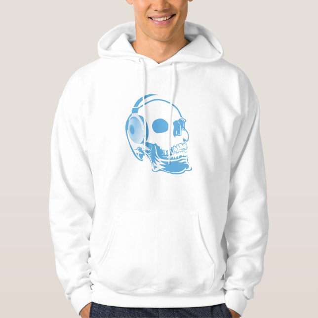 Moletom Caveira com fones de ouvido (Frente)