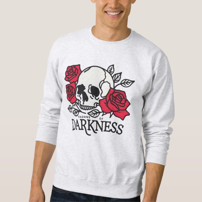 Moletom Caveira E Rosas (Frente)