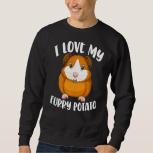 Moletom Cavy Guiné Proprietários de Porcos Eu Amo Minha Ba