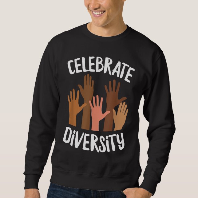 Moletom Celebrar Diversidade Melanina História Negra Afric (Frente)