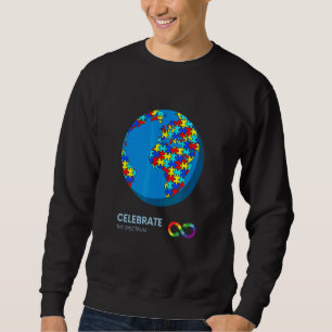 Moletom Celebrar O Espectro Celebra A Neurodiversidade Au