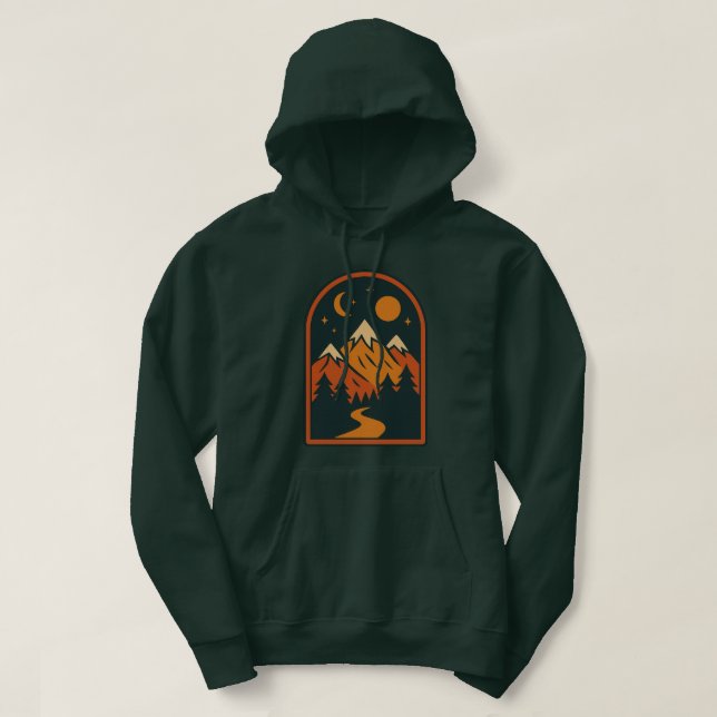 Moletom Celestial Landscape Men's Hooded Sweatshirt (Frente do Design)