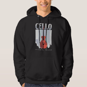 Moletom Cello Music Cellist Músico Cello Player Orchest