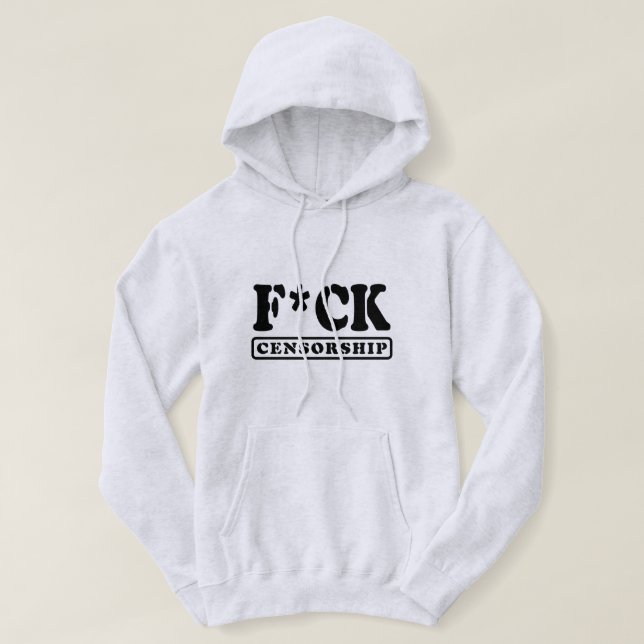 MOLETOM CENSURA F*CK (Frente do Design)