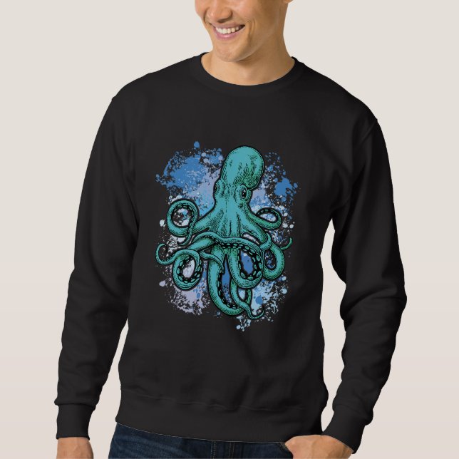 Moletom Cephalopod polvo-lula-lula-gigante (Frente)