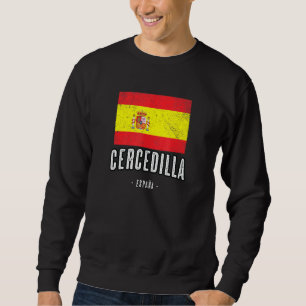 Moletom Cercedilla Espanha Es Flag City Bandera Ropa