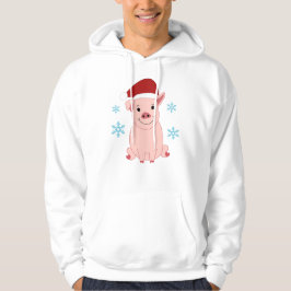 Moletom Cerdito navideño sonriente