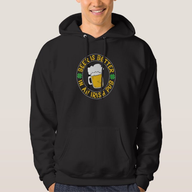 Moletom Cerveja É Melhor Em Irish Pub Engraçada St Patrick (Frente)