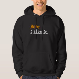 Moletom Cerveja. Eu gosto d. - Hoodie ambarino