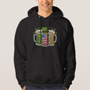 Moletom Cerveja Irlandesa Irlanda EUA Bandeira Americana D