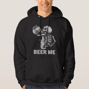 Moletom Cerveja Me Skeleton Bebendo assustador Grupo G