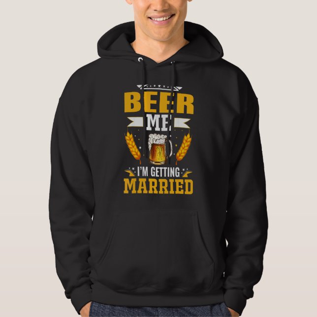 Moletom Cerveja para mim Estou me Casando A Despedida de S (Frente)