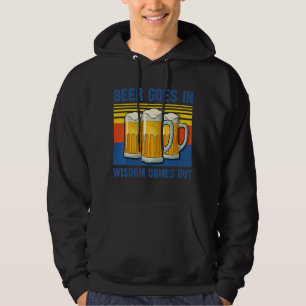 Moletom Cerveja Sai Na Sabedoria Sai Da Bebida Vintage