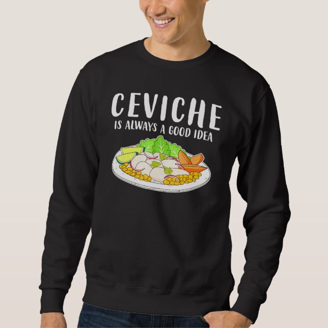 Moletom Ceviche Marisco Peruano Boa Ideia (Frente)