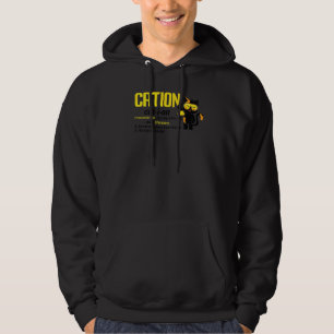 Moletom Chá de Ciência de Gatinho Preto Química de Cátion
