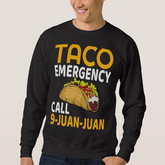 Moletom Chamada de Emergência do Taco 9 Juan Cinco de Mayo (Frente)