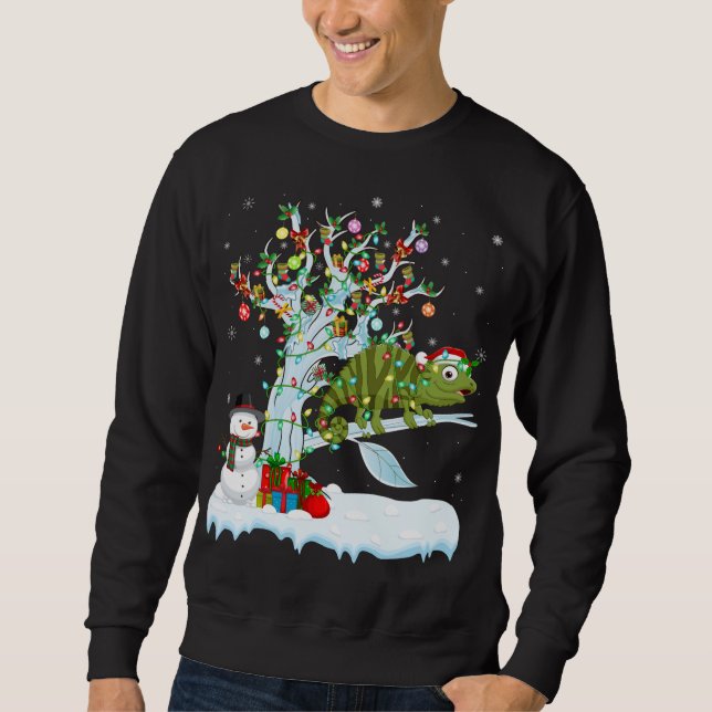 Moletom Chameleon Xmas Element Tree Lighting Chameleon (Frente)