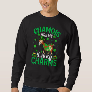 Moletom Chamois Engraçada São Meus Charmes Sortudos Chamoi