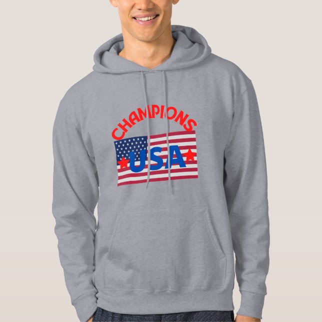 Moletom Champions Original EUA sinaliza verdadeiras camise (Frente)